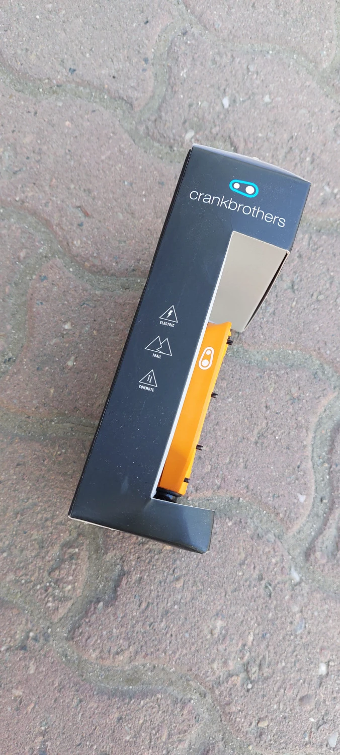 2. Pedale CrankBrothers Stamp 1 Platform Small Orange