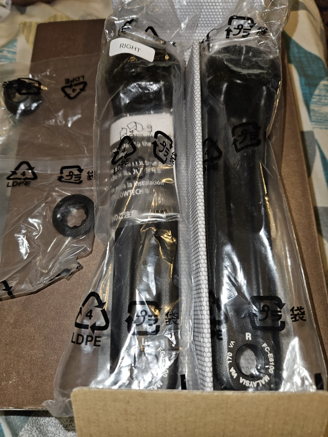 1. Brate pedaliere Shimano FC E6100 E-Bike crank