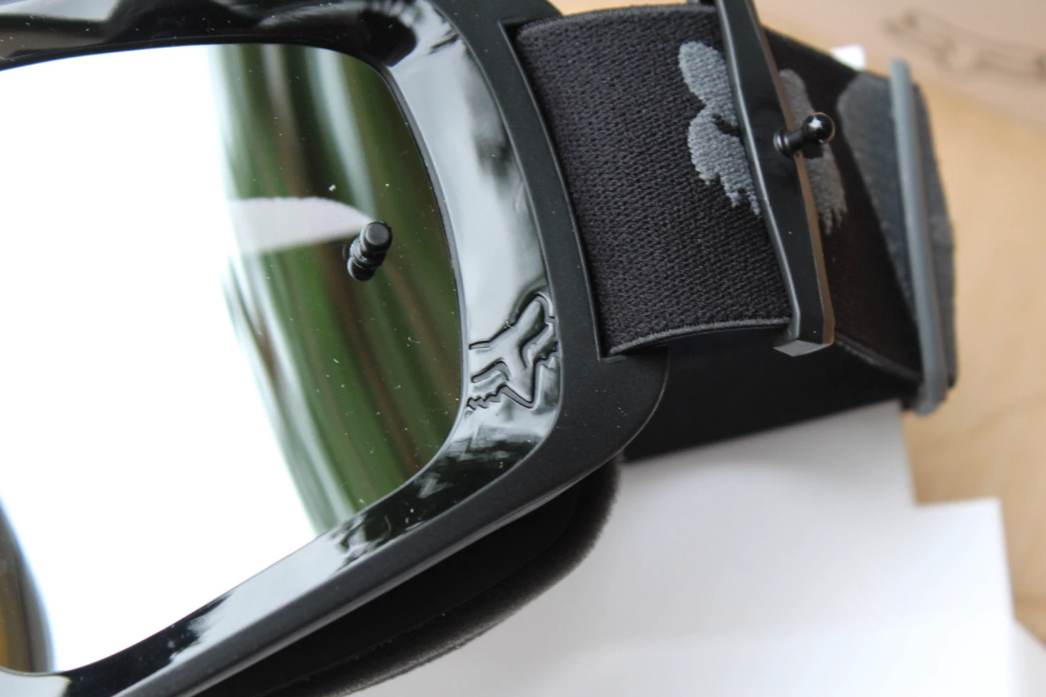 8. Fox Racing Main Core BLK - Goggle ochelari MTB