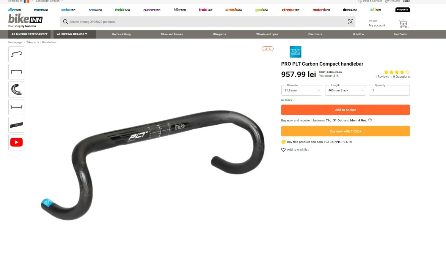 6. PRO PLT Carbon Compact ghidon cursiera
