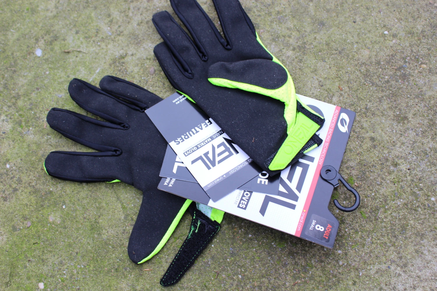 2. O'Neal Matrix Stacked Neon Yellow manusi - marime S