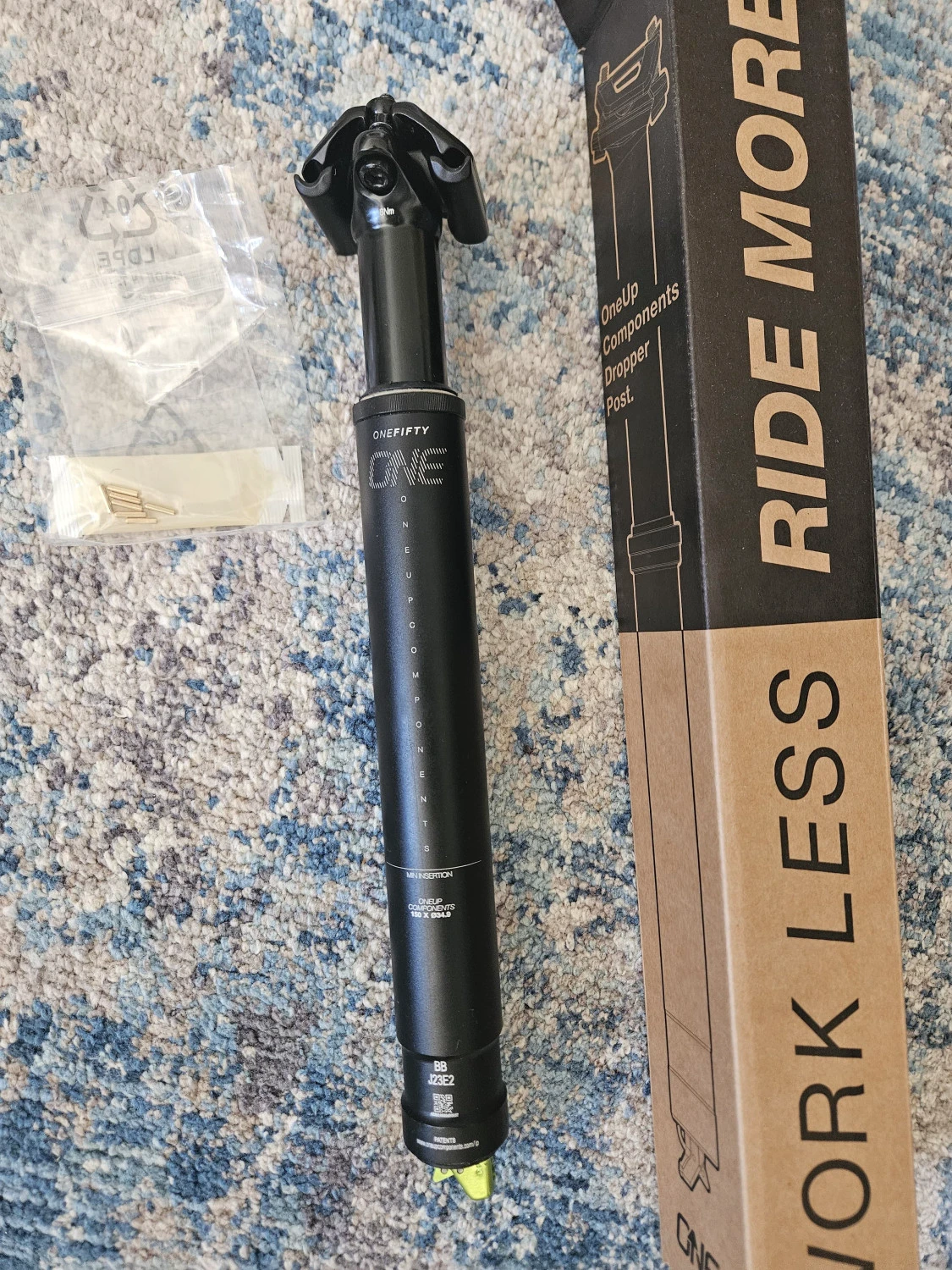 1. Vand Dropperpost One Up V2, 150mm, 34.9mm, nou