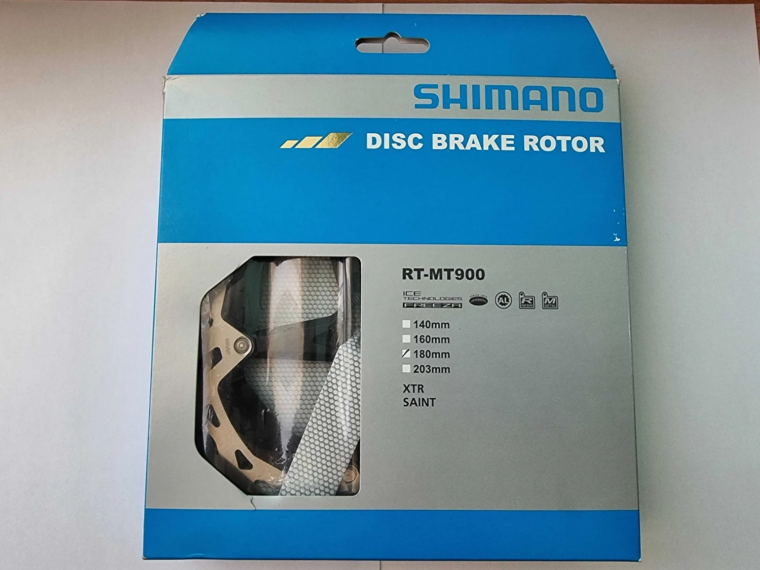 1. Rotor pentru disc frana Shimano XTR RT-MT900 Center Lock 180mm