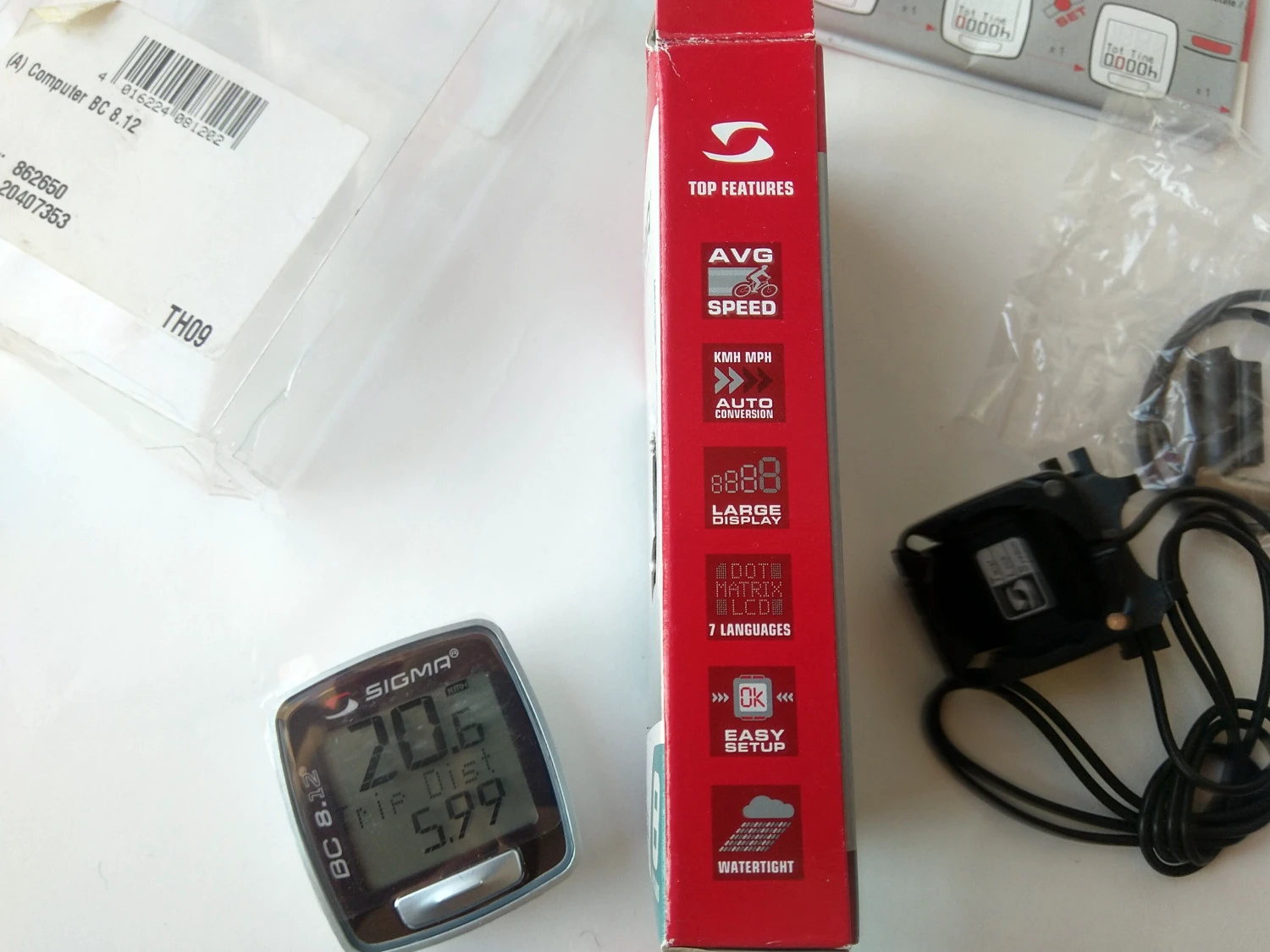 5. Ciclocomputer Sigma BC 8.12 nou
