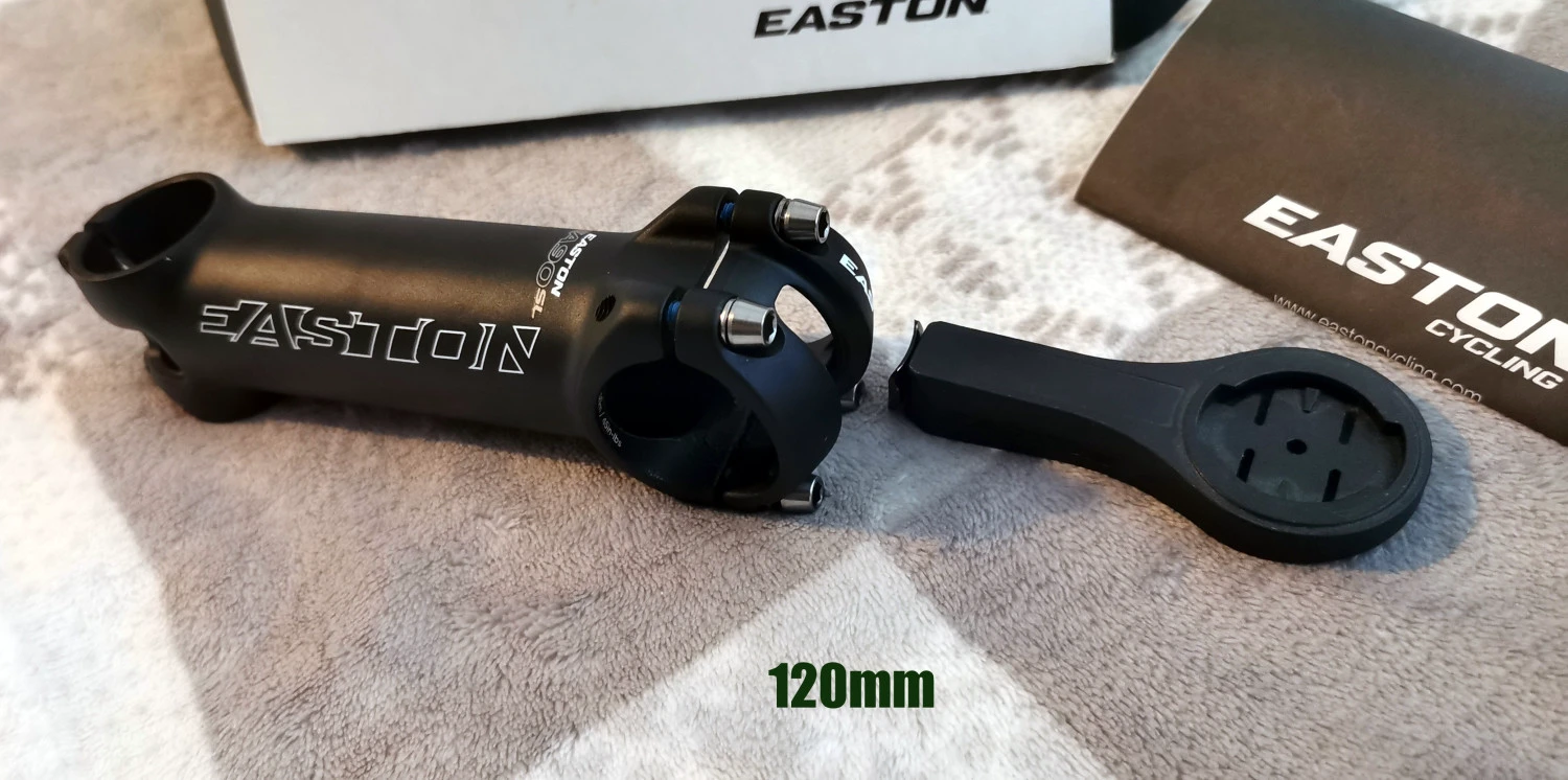 2. Pipa Easton EA90 SL 31.8 Stem 7° - black anodized 120mm + suport GARMIN