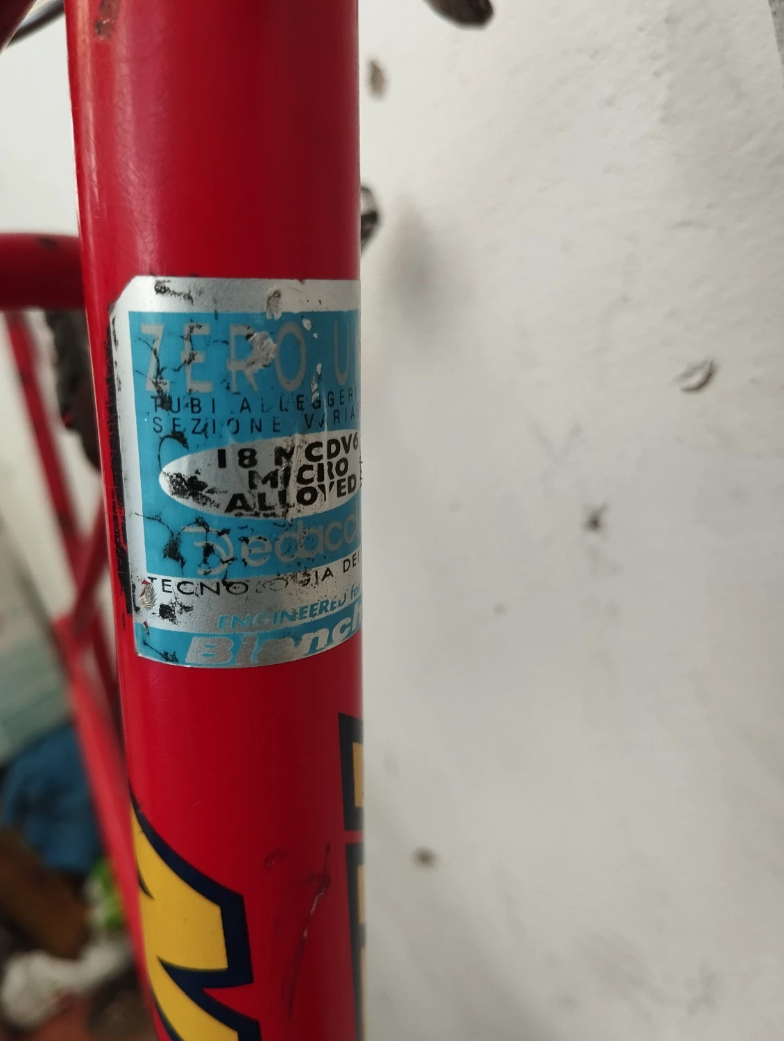 1. Cadru Mtb otel Bianchi Reparto Corso Zero, 26er