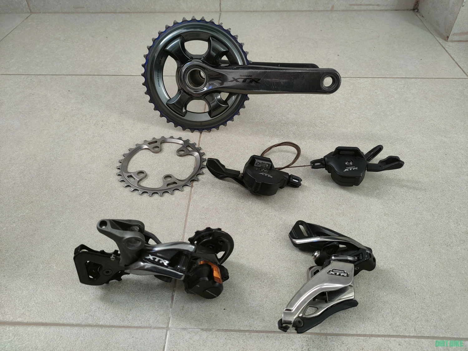 1. Transmisie parțială Shimano XTR, Dyna-Sys 11