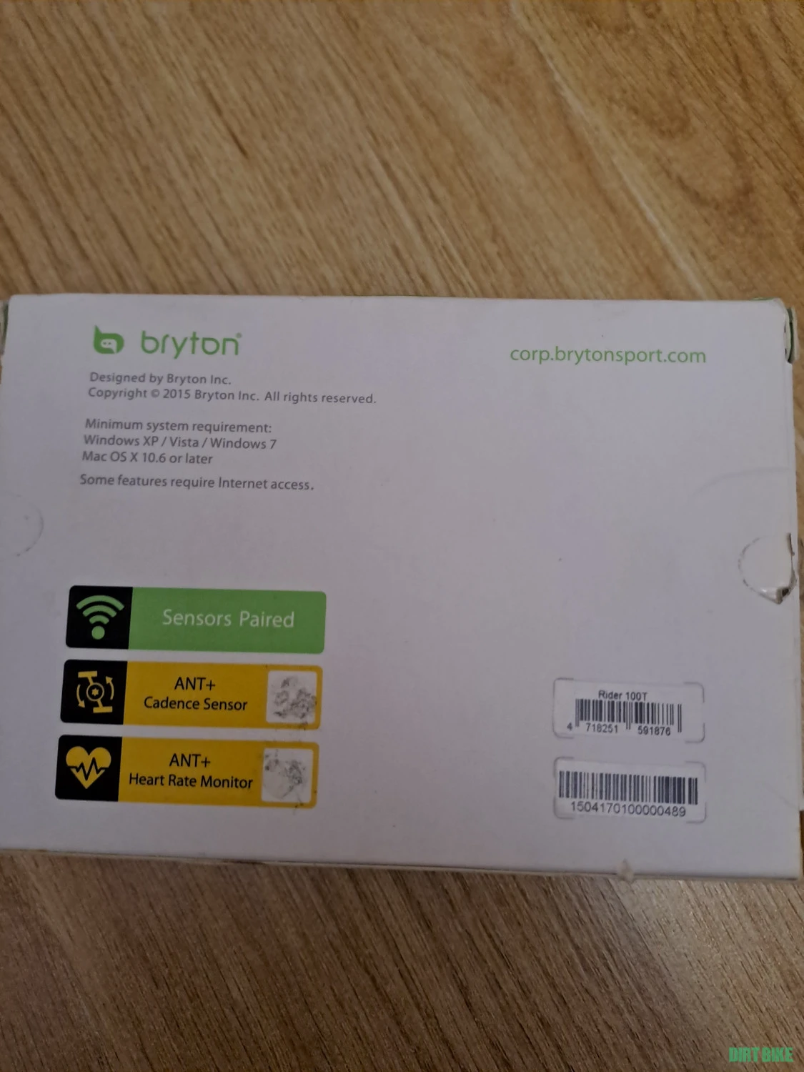 5. Bryton Rider 100