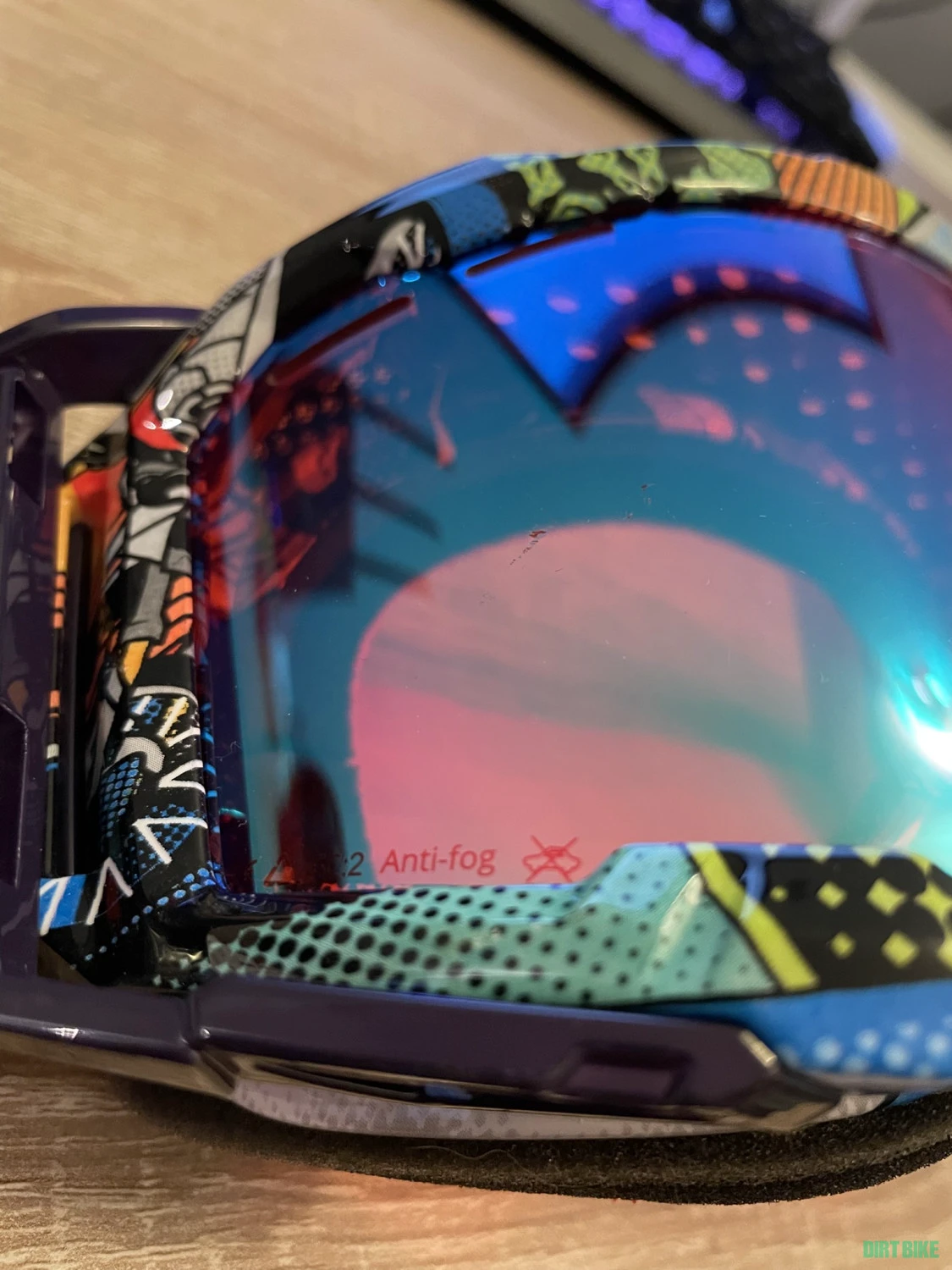 6. Ochelari Leatt Goggle Velocity 5.0 MTB Iriz Area 51 Blue