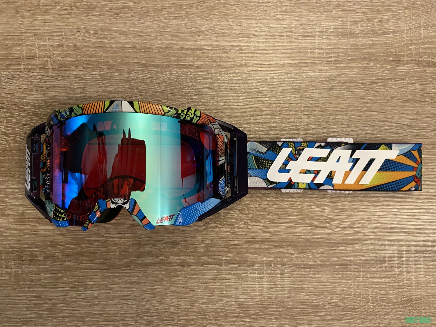 1. Ochelari Leatt Goggle Velocity 5.0 MTB Iriz Area 51 Blue