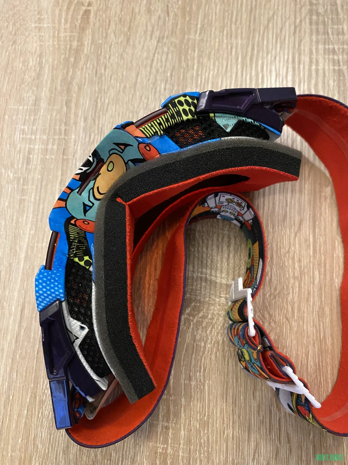 4. Ochelari Leatt Goggle Velocity 5.0 MTB Iriz Area 51 Blue