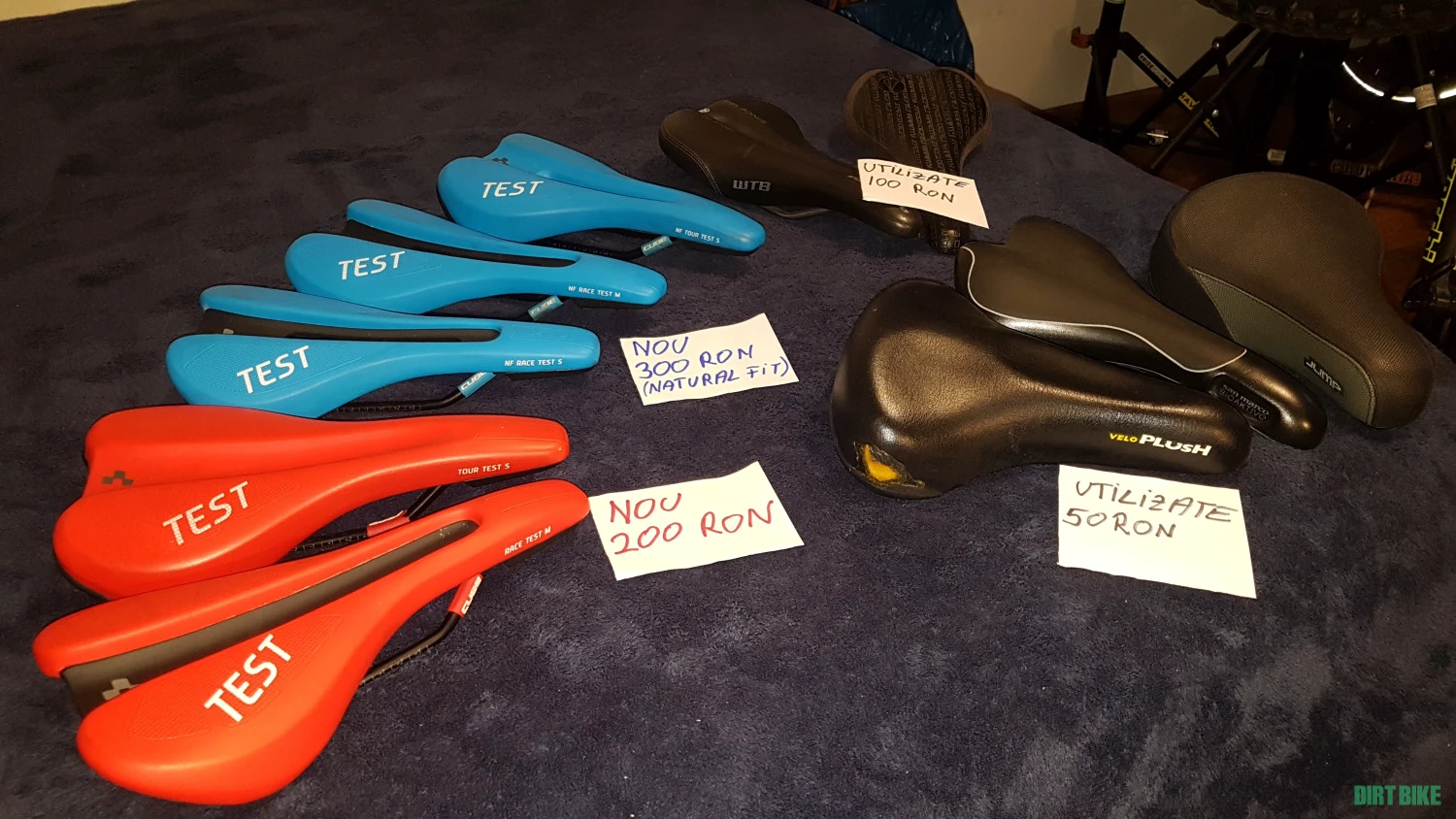 1. Sa Cube gel + WTB + Speed Defy Gravity + San Marco + Velo