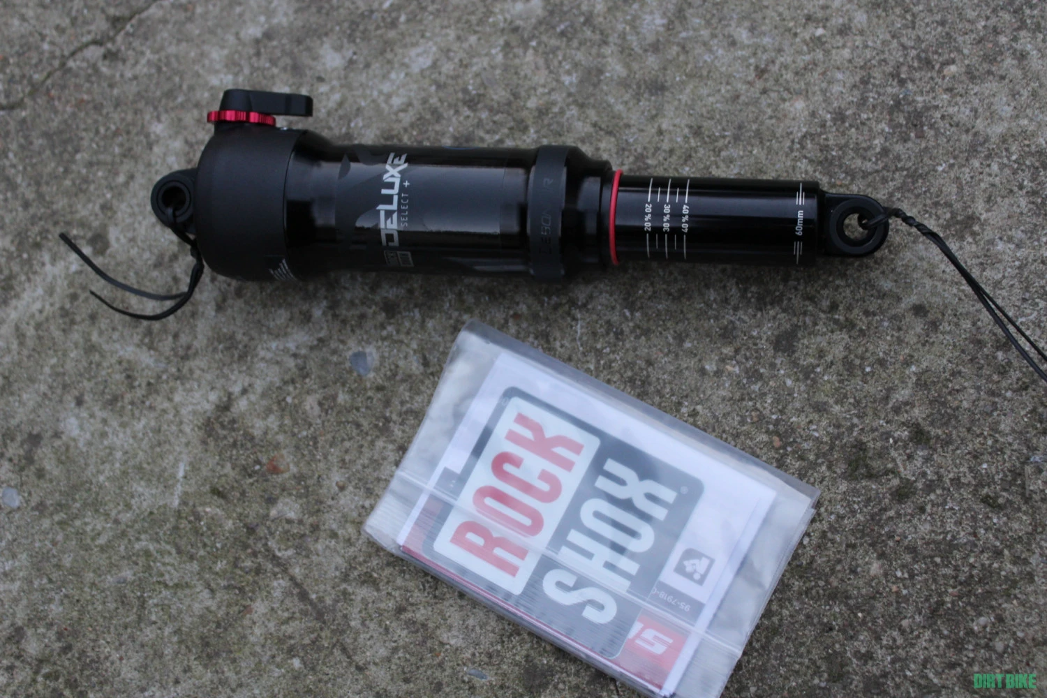 1. RockShox Deluxe Select+ DebonAir 230x60 Shock - standard mount
