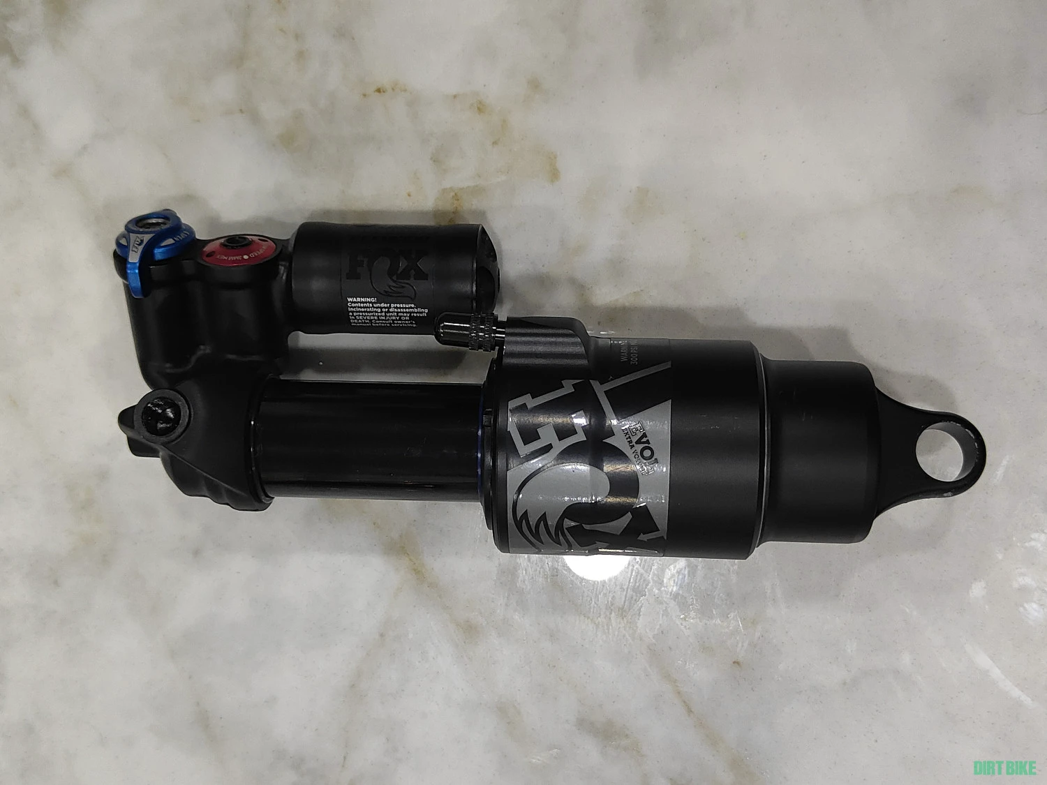 2. Fox Float X2 Trunnion 205x65 205x62.5 205x60 mm RVS Aer , Amortizor Spate