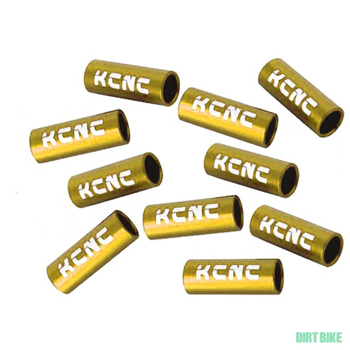 1. KCNC - cap camasa anodizat 4mm - set 10buc. auriu