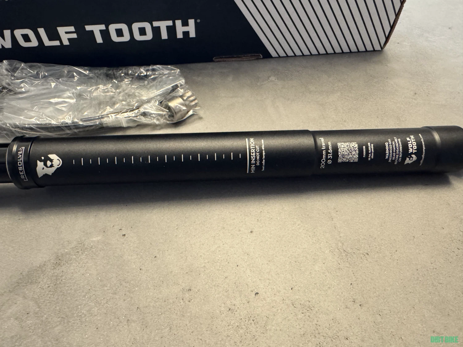 4. Dropperpost Wolftooth Resolve 200mm 31.6