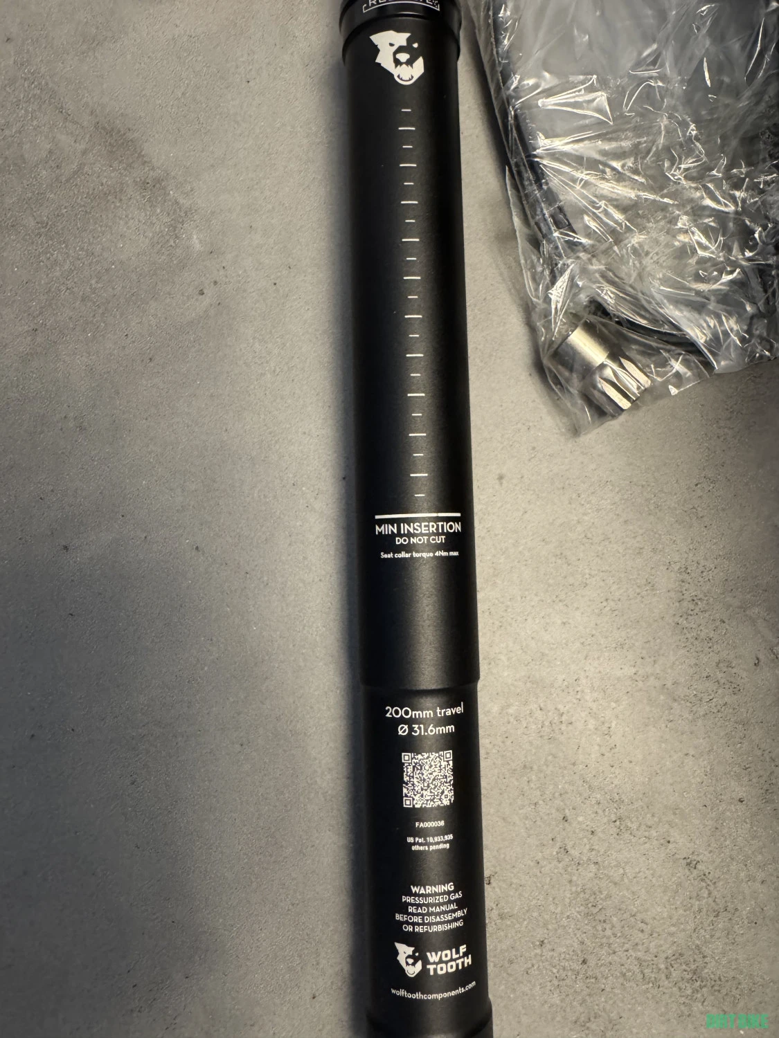 2. Dropperpost Wolftooth Resolve 200mm 31.6