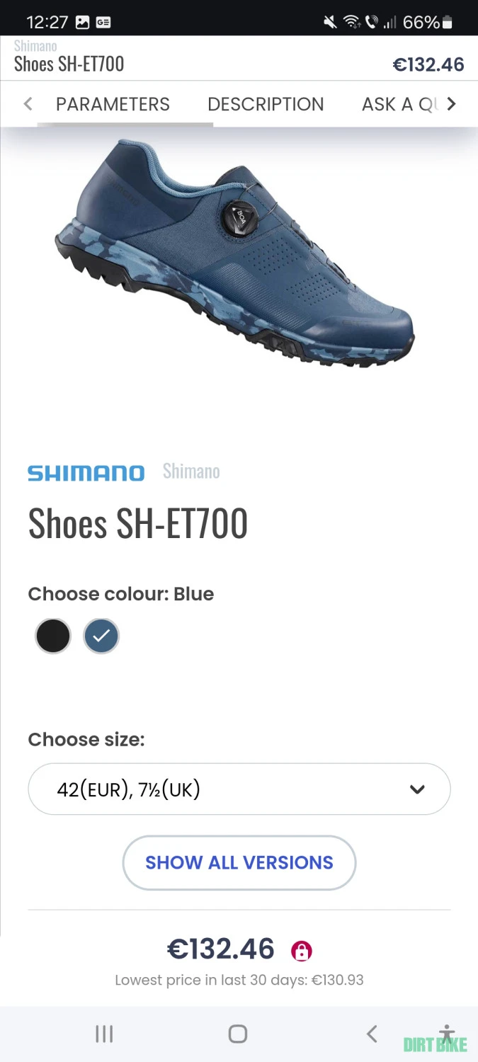 1. Shimano SH - ET700, mărimea 42, BOA