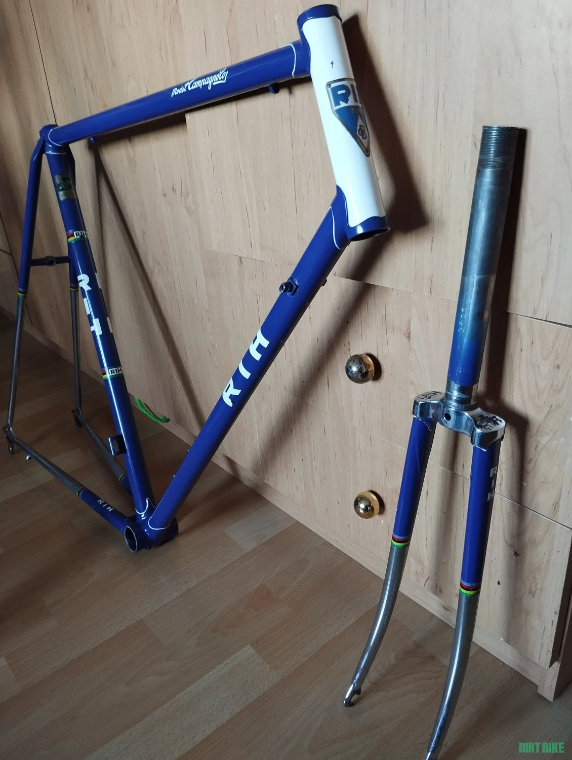 14. Cadru cursiera vintage olandez RIH Reynolds 531, 57 cm