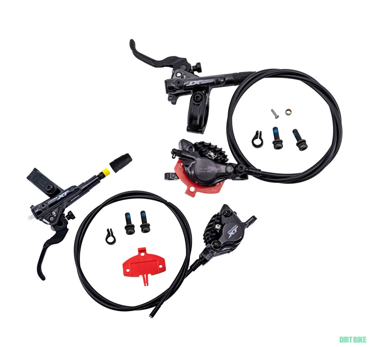 1. Set frane Shimano XT BL-M8100+BR-M8100 fata/spate