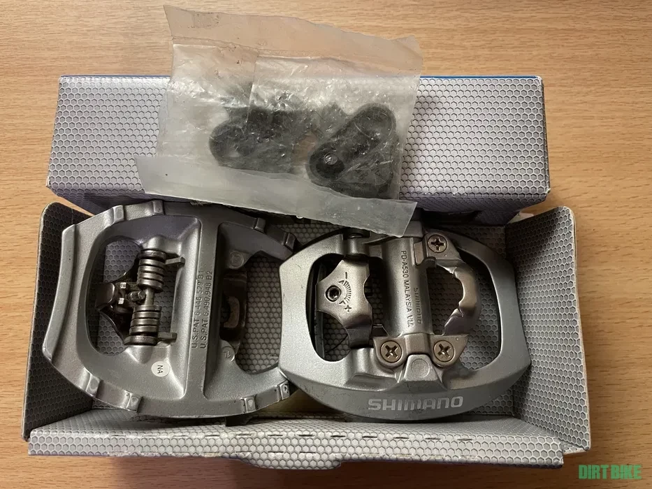 1. Pedale Shimano A530 + placute SPD