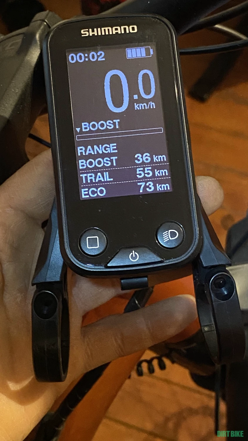 2. Display Shimano steps