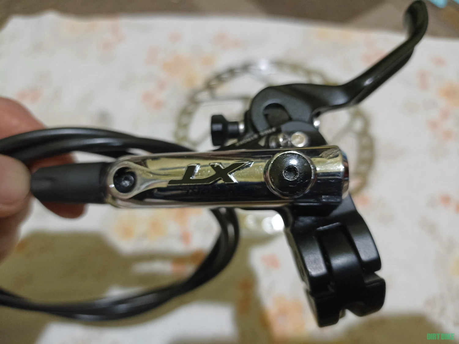 1. Frana shimano XT 785 spate +disc SLX rt66