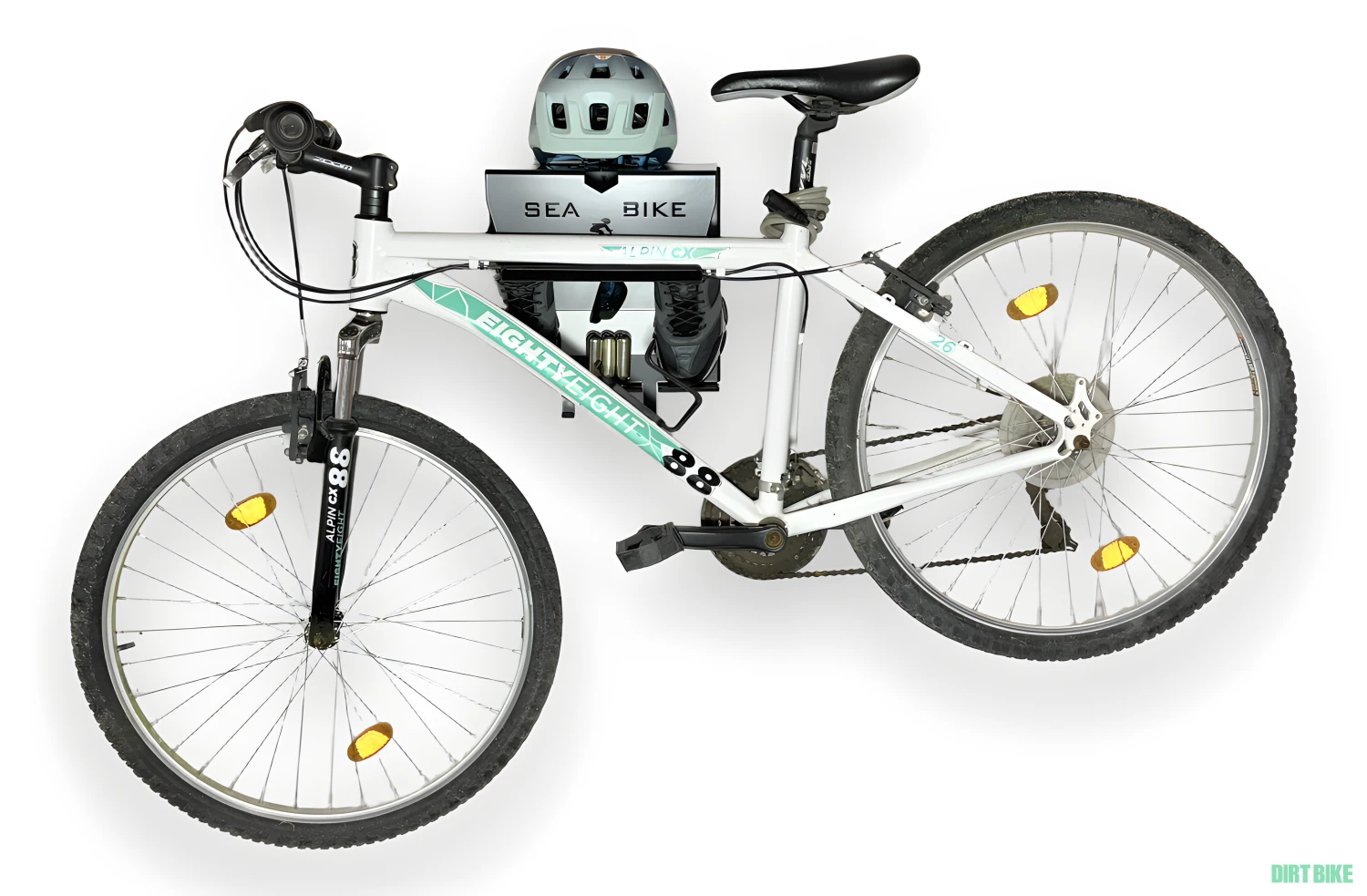 1. Suport din oțel pentru depozitare bicicletă și accesorii, Seabike