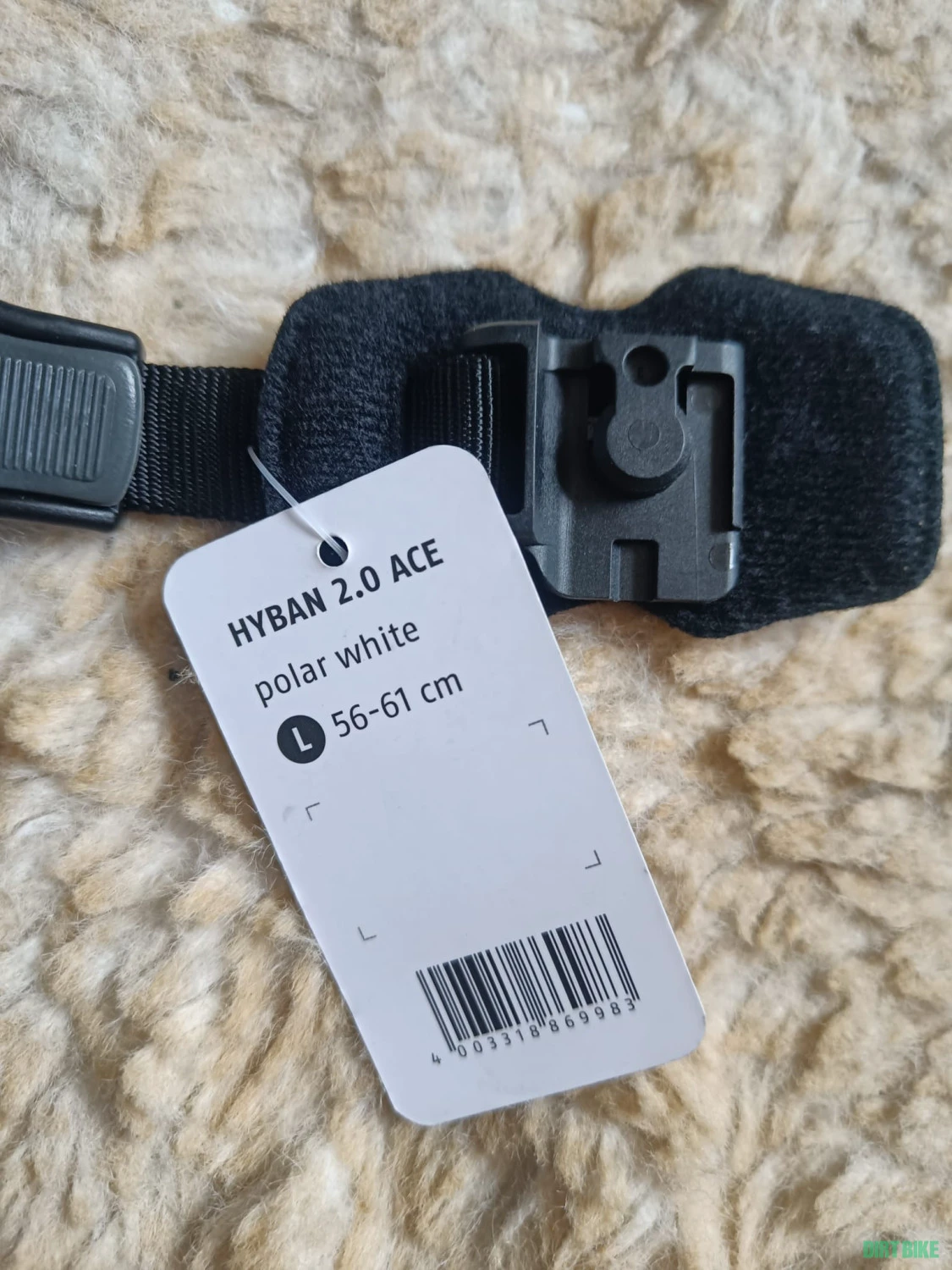 3. Casca de ciclism pentru protectie ABUS Hyban 2.0 ACE alba marimea M noua