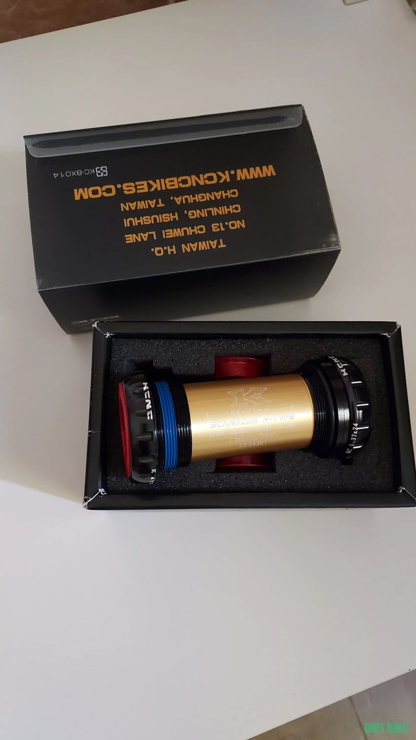 1. KCNC Scandium Bottom Bracket for Shimano 68/73