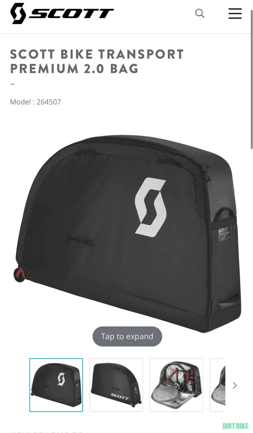 1. SCOTT Bike Transport Premium 2.0 Bag