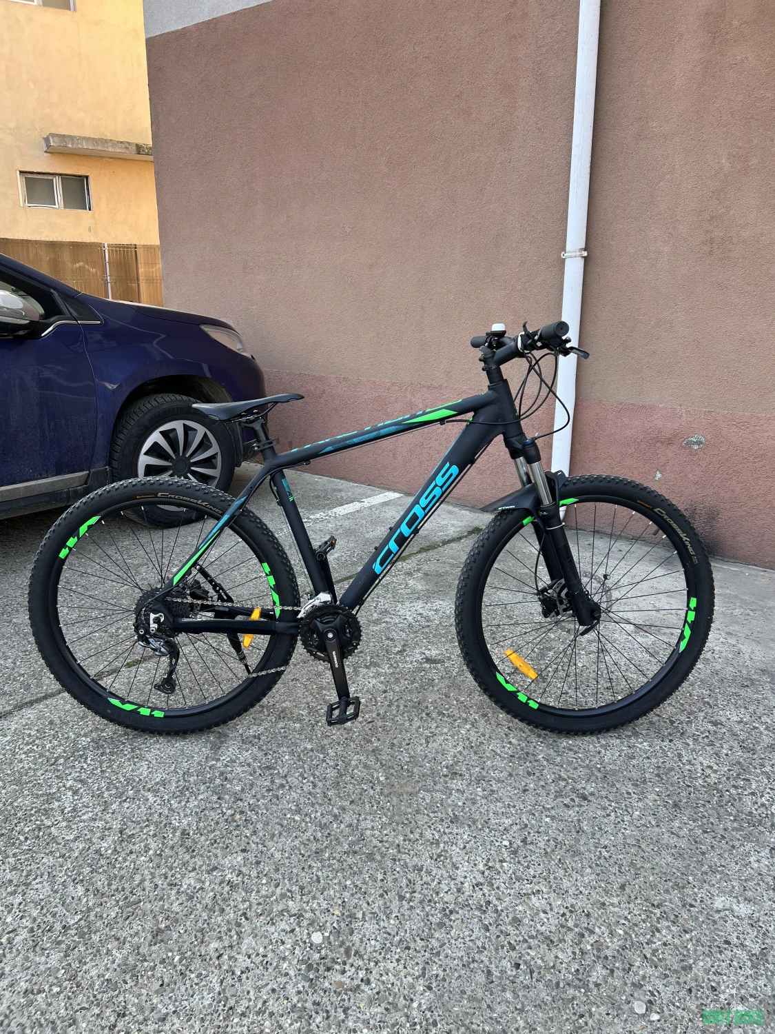 1. Bicicleta Cross SL9-ROCKSHOX, Cadru L, Aproape nou nouța