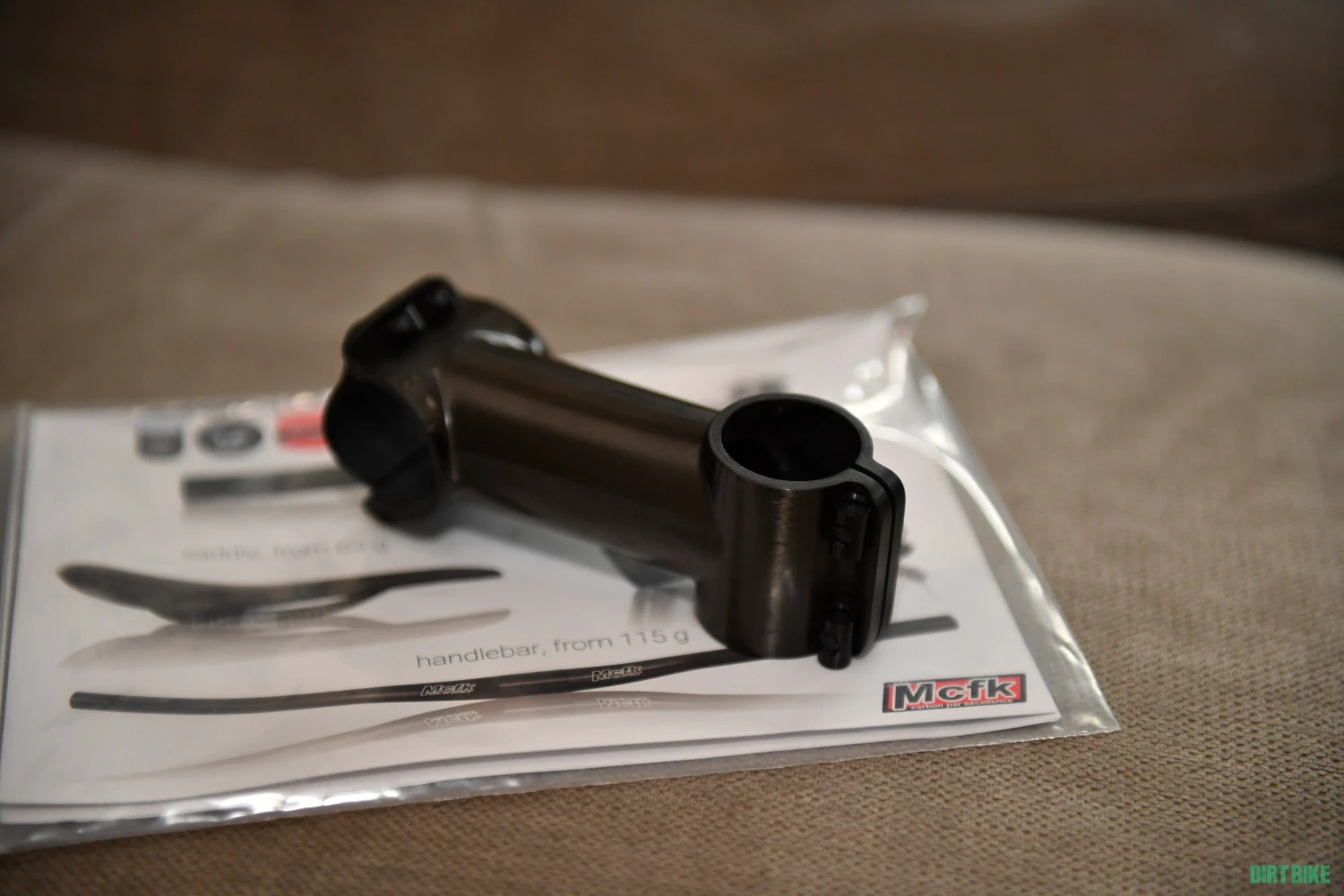 2. MCFK Pipa 31,8 mm Carbon UD-Look matte 6° 90 mm