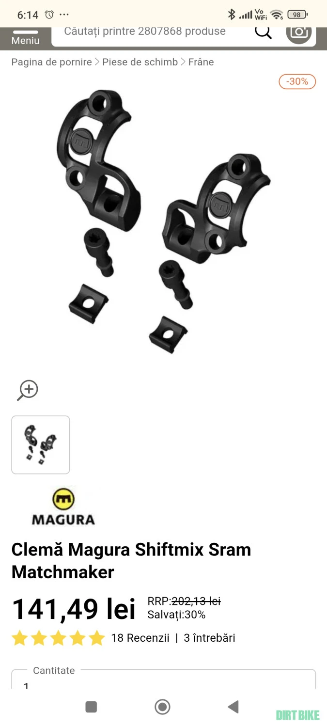 1. Set Matchmaker Magura Sram