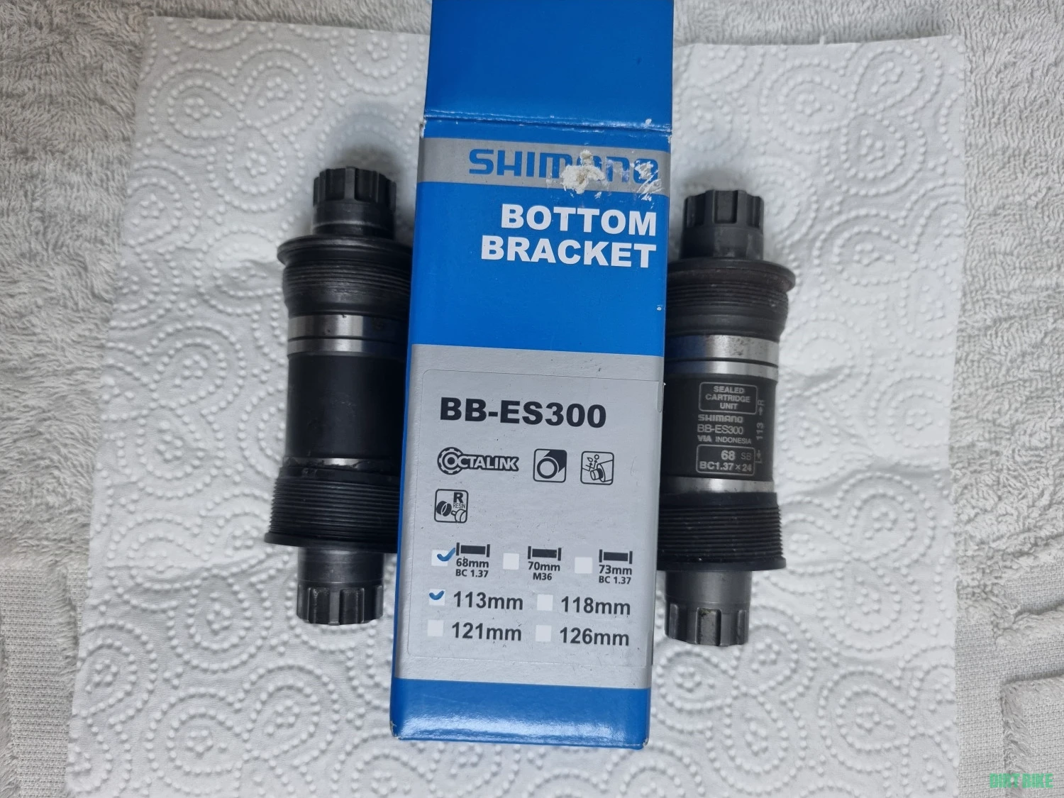 1. Butuci Shimano octalink BB 68-LL 113
