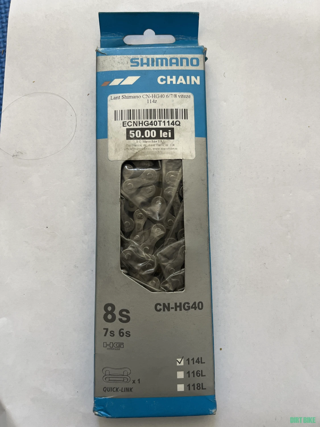 1. Lanț Shimano Nou 8 viteze