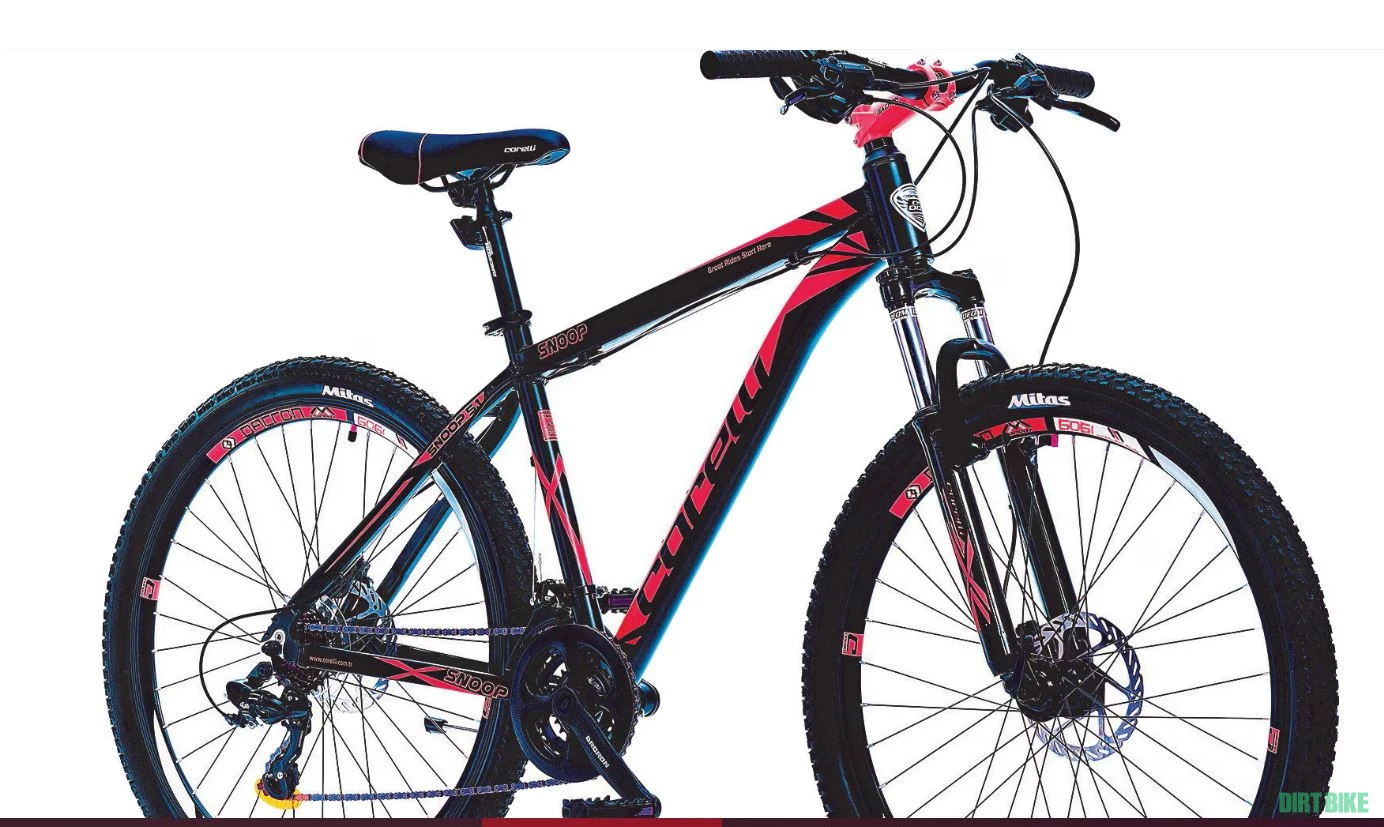 1. Bicicleta munte, transmisie Microsift Shimano, frane disc hidraulice