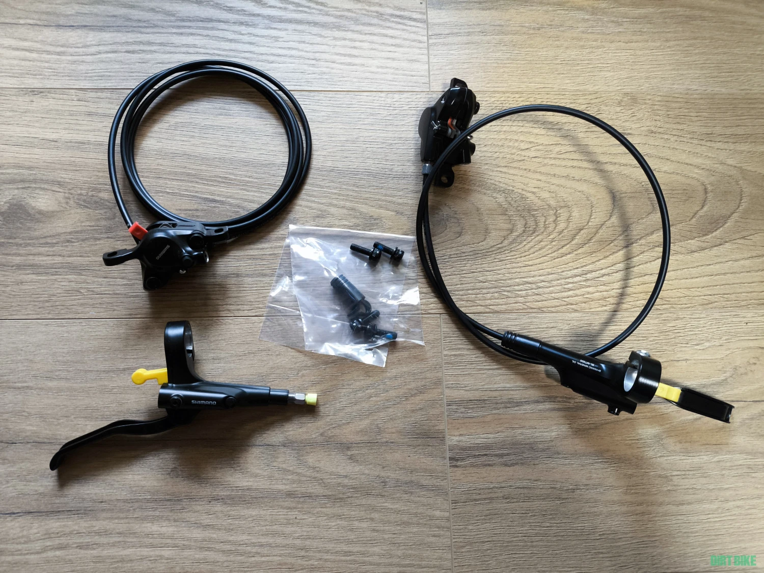 1. Set frane Shimano mt200