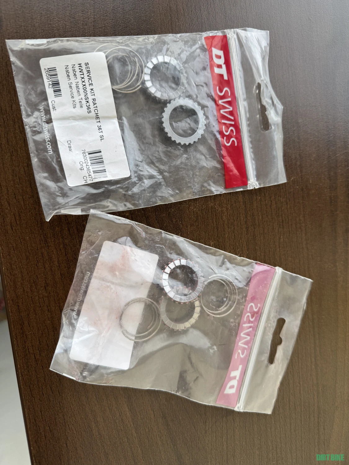 2. Vand 2 bucatii Kit de service pentru DT Swiss 18 de dinți clichet .incl. Springs