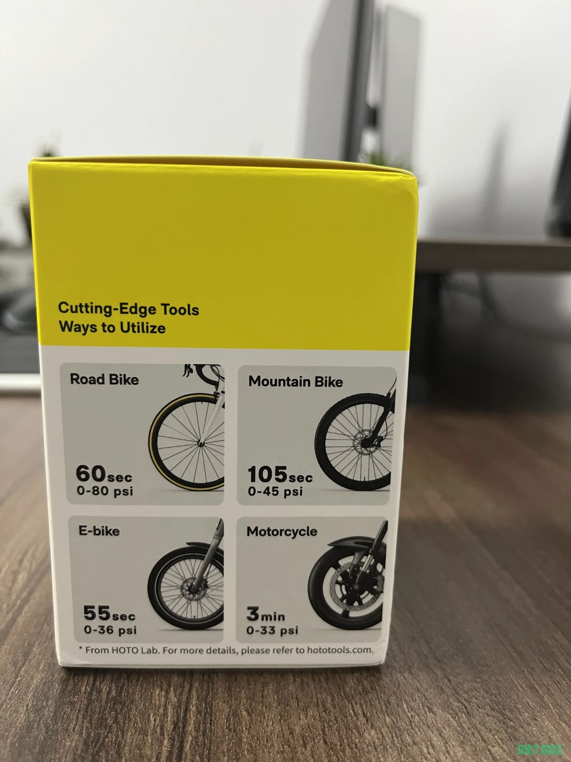 5. Compresor portabil HOTO Air Pump Pocket
