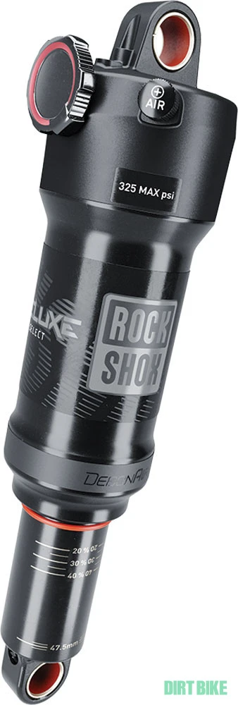1. RockShox Deluxe Select DebonAir 210x50 Shock - standard mount