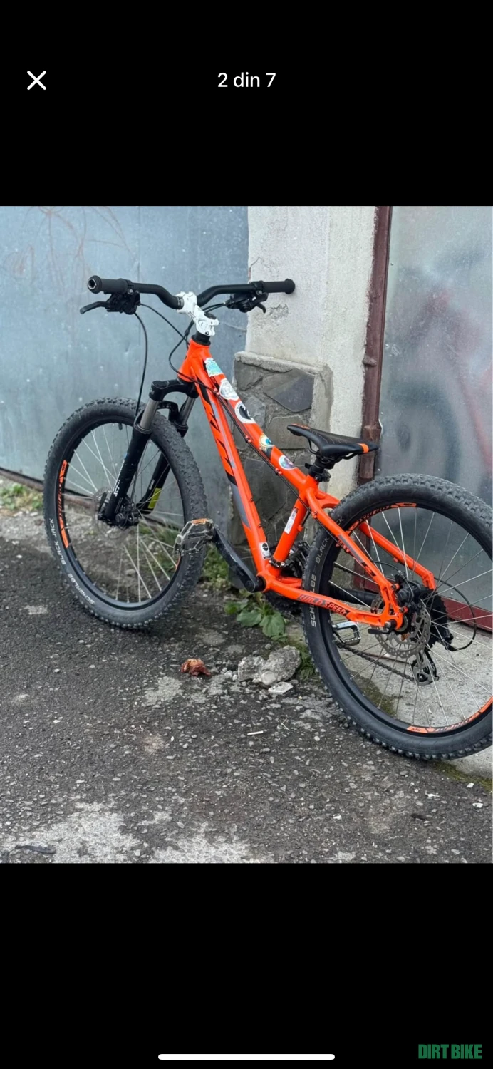 3. Bicicletă copii ktm cadru 24