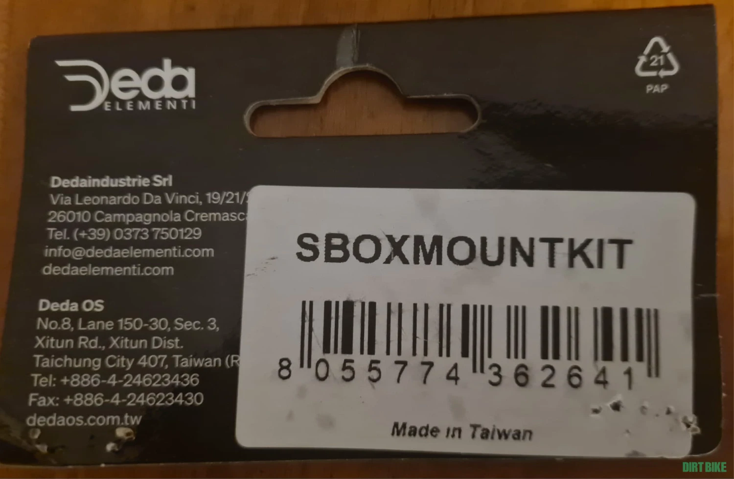 1. Suport ciclocomputer Deda Mount Kit