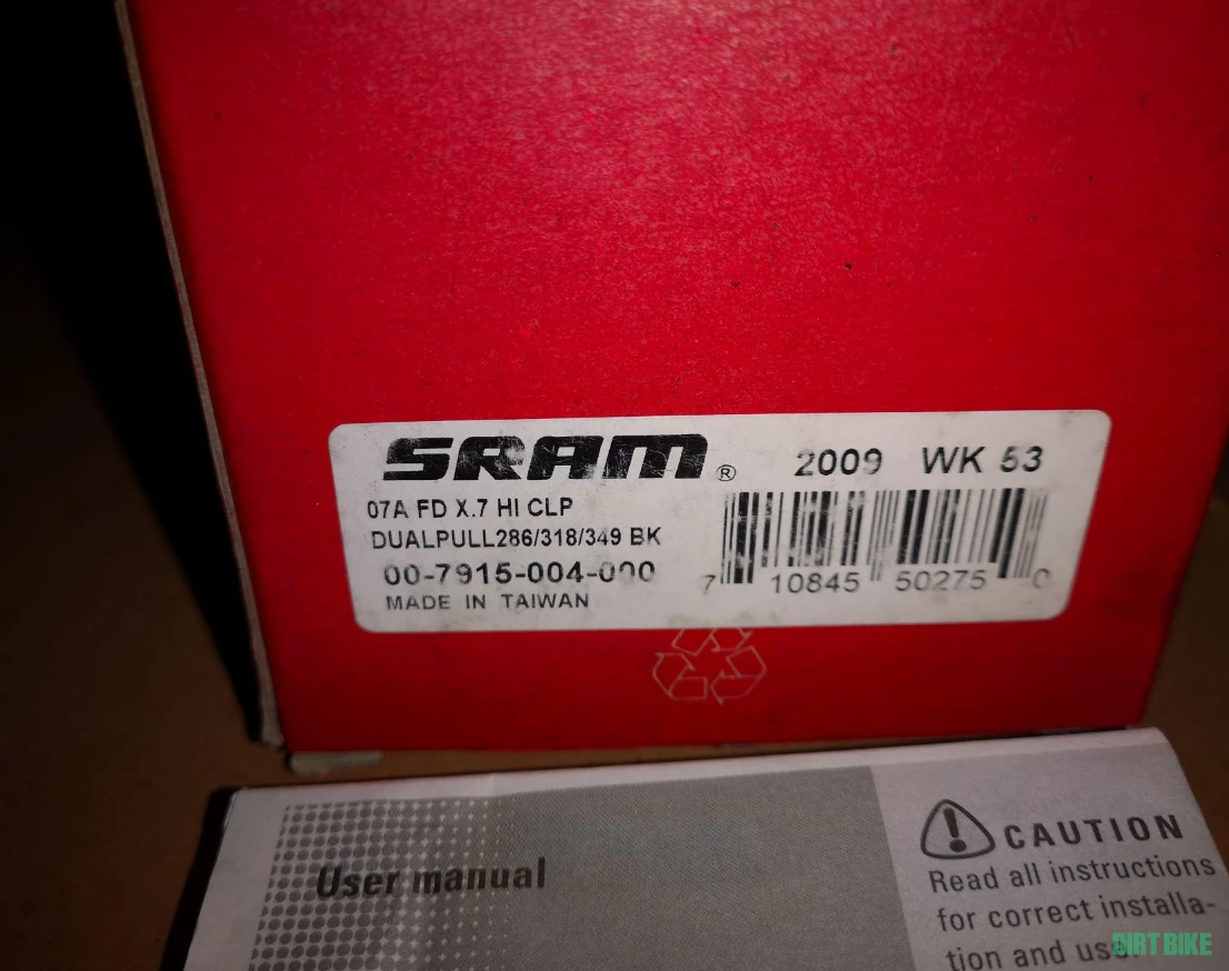 3. Schimbator fata SRAM X7 2x10v