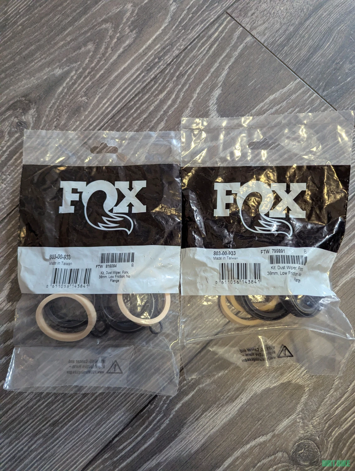 2. Fox 36 dust wiper kit