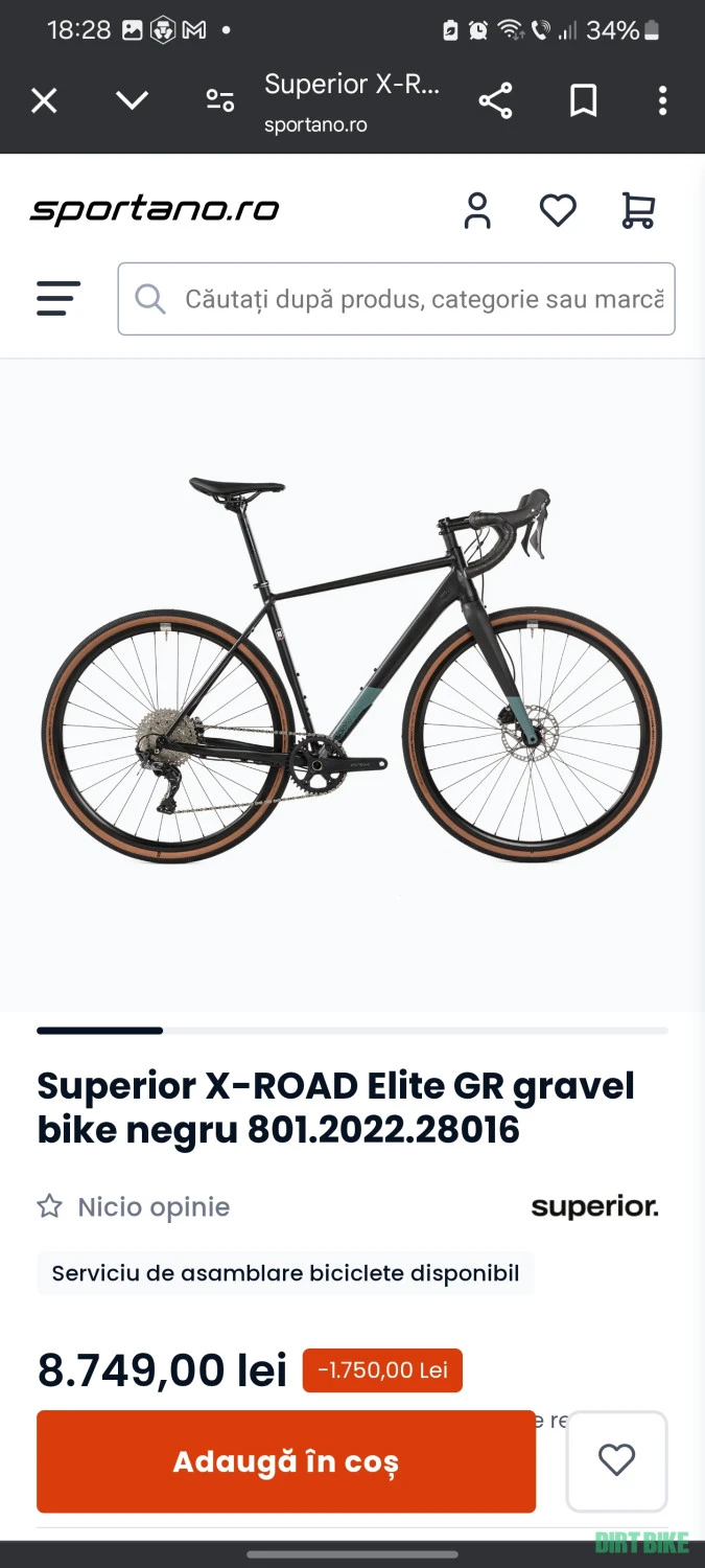 1. Bicicleta gravel Superior grx