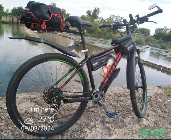 1. Bicicleta ghost kato ,cu toate accesorii