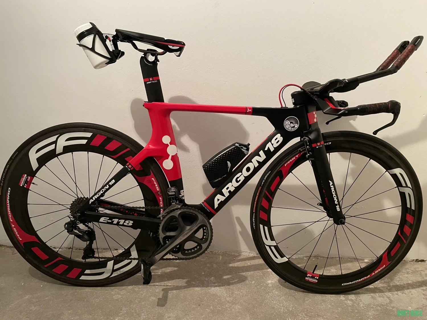 1. Bicicleta Triatlon Argon 18 E-118 Tri + Full carbon Di2, marime S