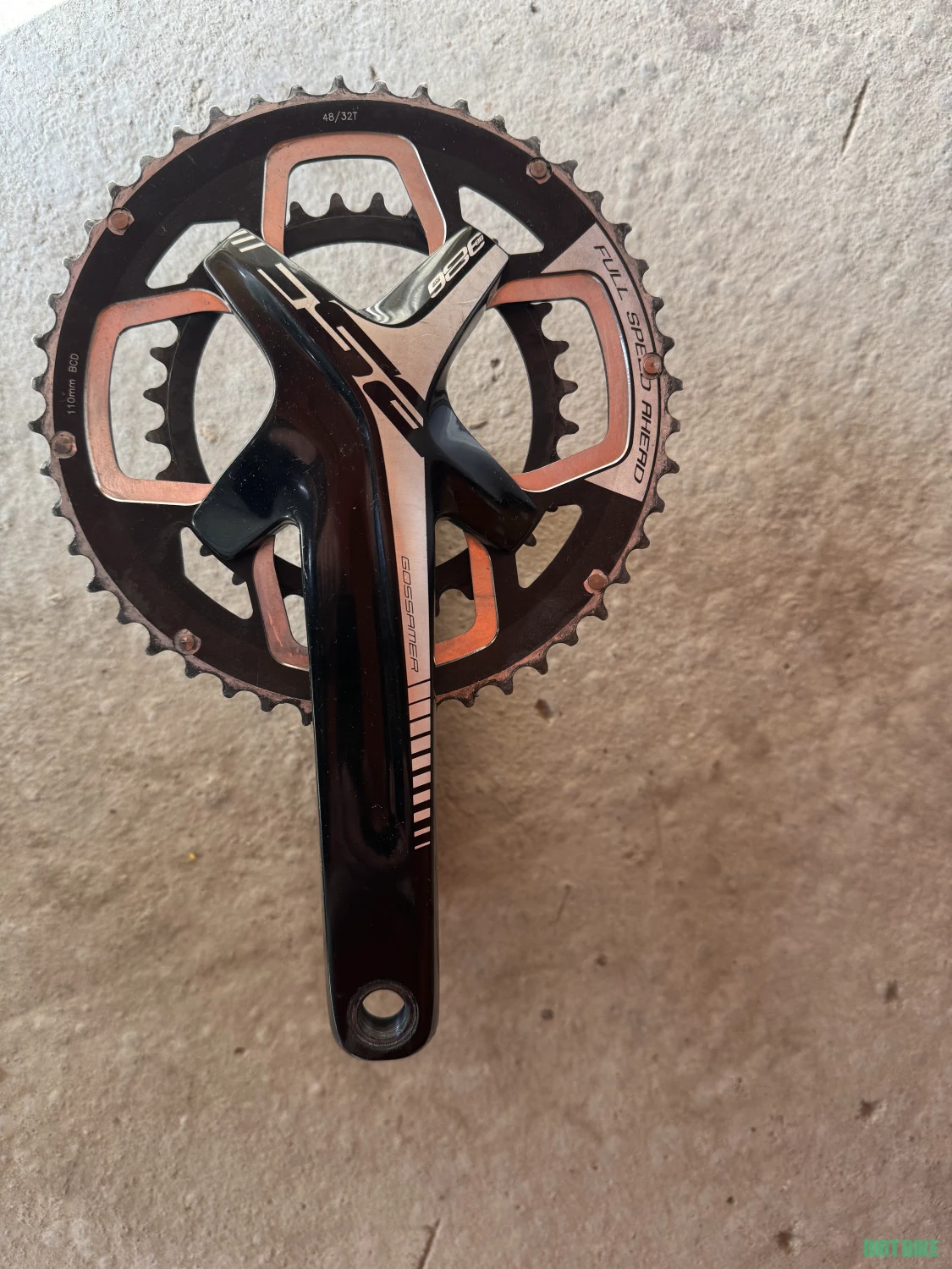 1. Pedalier fsa grossamer 48-32 175mm