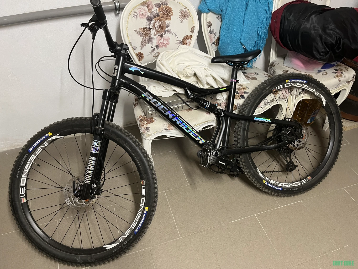 2. Vând bicicletă mtb rockrider 530 S (modificat)
